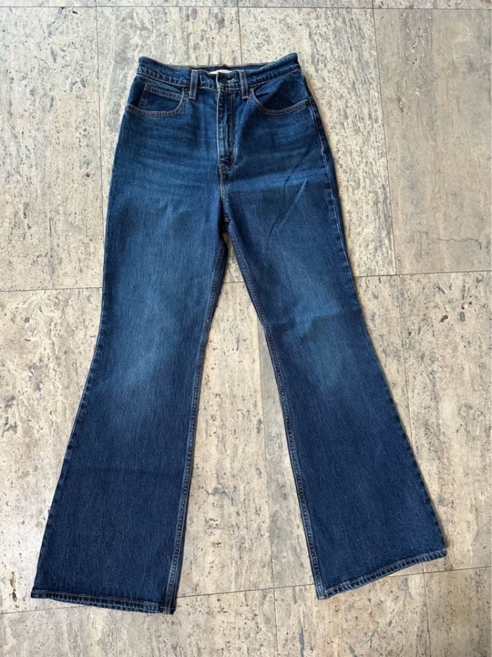 Levi's Dark Blue Flared Jeans